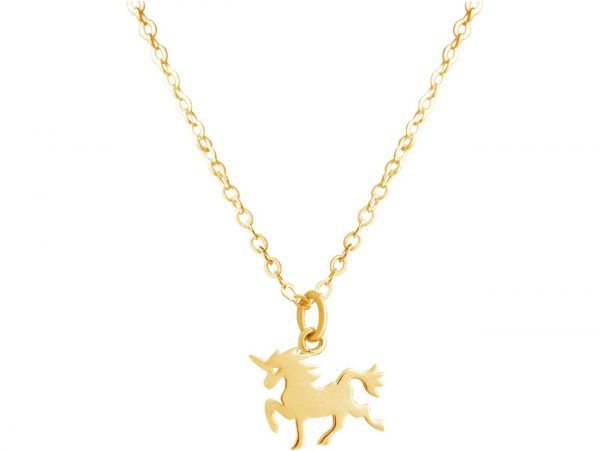 GEMSHINE Halskette mit Einhorn. Anhänger aus 925 Silber an einer 45cm Halskette. Made in Spanien. Im eleganten Geschenketui geliefert. – Bild 3
