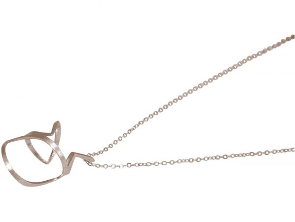 Gemshine - Damen - Halskette - Anhänger - 925 Silber - LEAVES -  Lotus Blume - YOGA – Bild 3