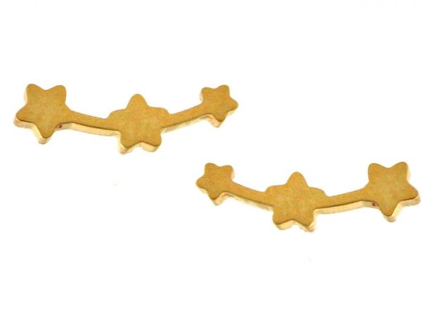 GEMSHINE Hochwertige Ohrringe mit Sternenkonstellation. Stern Ohrstecker in Silber, vergoldet, rose. Qualitätsvoller Schmuck Made in Madrid / Spain. – Bild 4