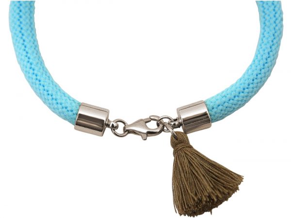 Gemshine - Damen - Armband - 925 Silber - Edelstein - Rauchquarz - Engel - Blau - Braun – Bild 3