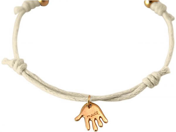 Gemshine - Damen - Armband - Gravur - ALL WE NEED IS LOVE - Rose Vergoldet - Nude – Bild 3