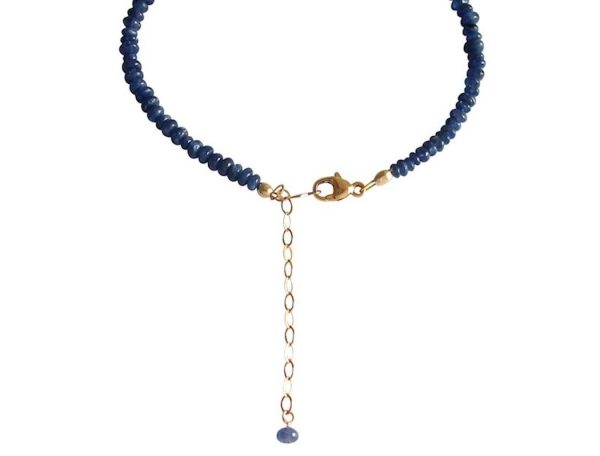 Gemshine - Damen - Armband - Vergoldet - Saphir - Blau - Perle - Weiß – Bild 3