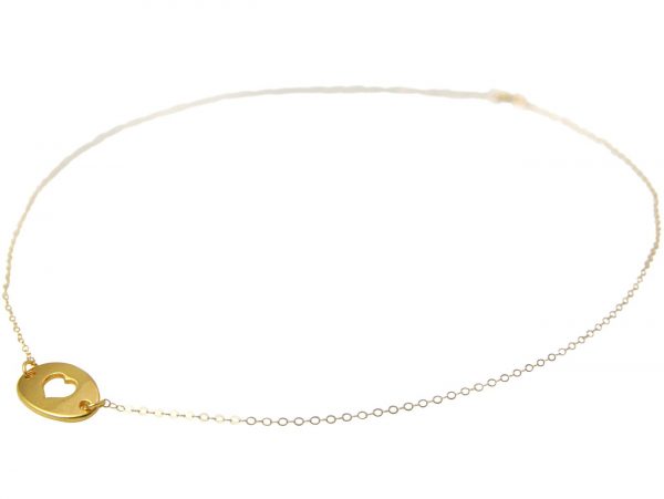 Gemshine - Damen - Halskette - Anhänger - WISHES - Herz - Gold - 47 cm – Bild 3