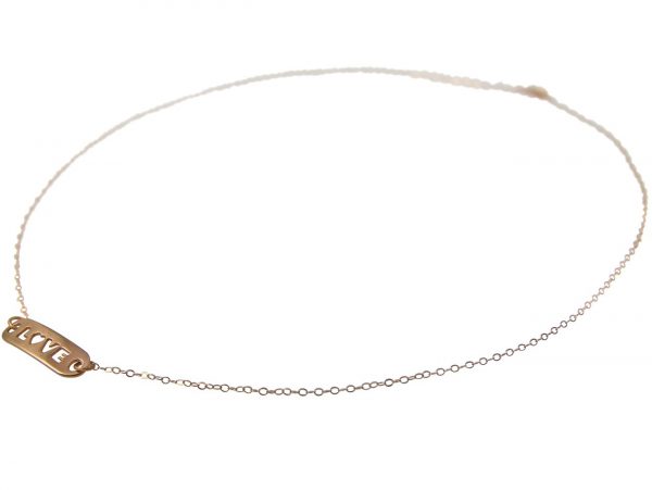 Gemshine - Damen - Halskette - WISHES - LOVE - Rose Gold - 48 cm – Bild 3