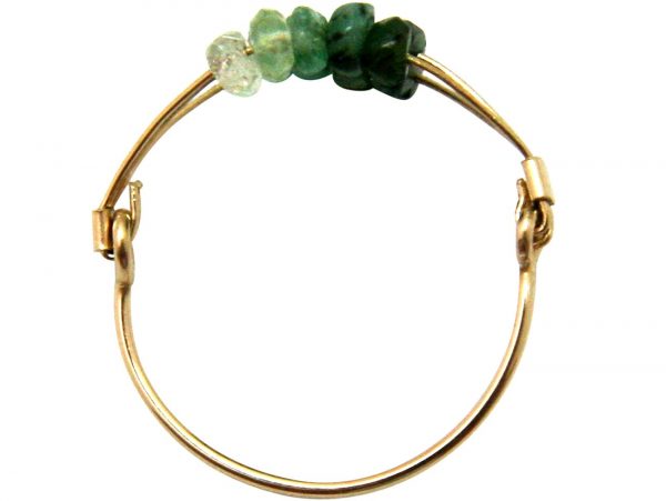 Gemshine - Damen - Ring - Vergoldet - Smaragd - Grün, Ringgröße:56 (17.8) – Bild 3