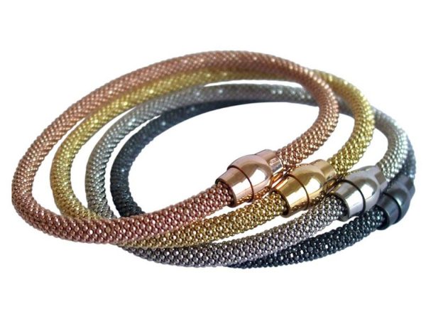 Gemshine - Damen - Armband - 925 Silber - Rose Vergoldet – Bild 3