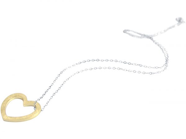 Gemshine  - Damen - Herz - Halskette - Anhänger - 925 Silber - Vergoldet - 2,5 cm – Bild 3