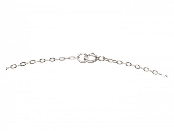 Gemshine - Damen - Halskette - 925 Silber - Chalcedon - Mondstein - Meeresgrün - Weiss - 45 cm – Bild 3