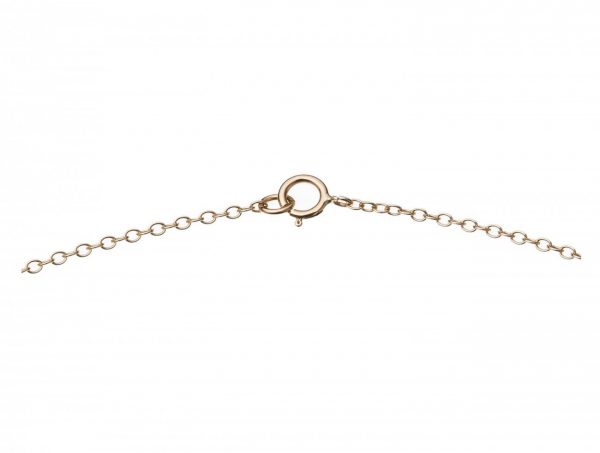 Gemshine - Damen - Halskette - 925 Silber Vergoldet - Rosenquarz - Mondstein - Rosa - Weiss - 45 cm – Bild 3