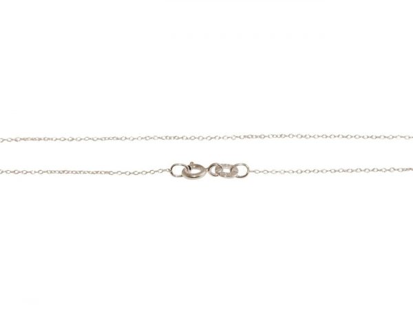 GEMSHINE 925 Silber Halskette. 0,6 mm Ankerkette im klassischen Design mit Längen von 40 bis 46 cm, Ketten Länge:46 – Bild 3