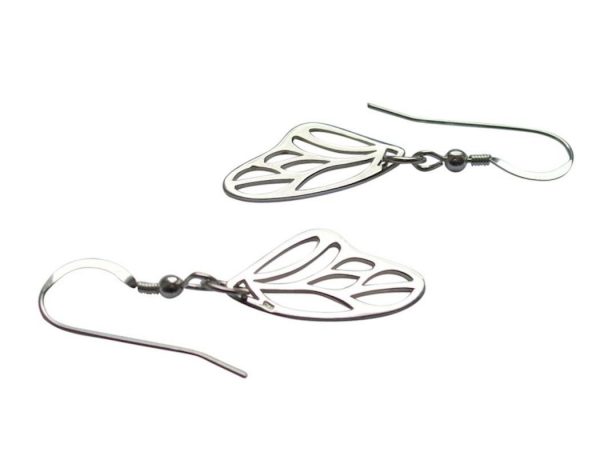 Gemshine - Damen - Ohrringe - Schmetterling - Flügel - WINGS - 925 Silber –- 3 cm – Bild 3