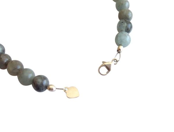 Gemshine - Damen - Armband - Aquamarin - Blau - 925 Silber - 6 mm – Bild 3