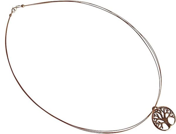 Gemshine - Damen - Halskette - Anhänger - LEBENSBAUM - Bronze - 2,2 cm – Bild 3
