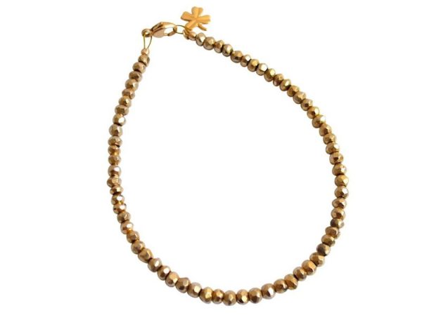 Gemshine - Damen - Armband Set - Trilogy - Gold - Silber - Schwarz - Pyrit - 925 Silber - Vergoldet – Bild 3